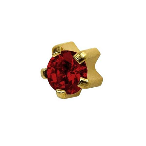 January Gold Clawset - Garnet FD2040C - Rossan Distributors