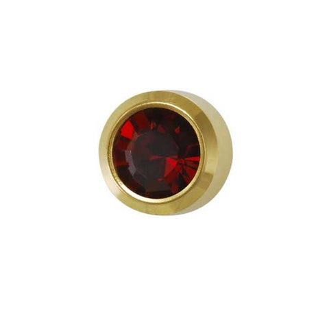 January Gold Bezel - Garnet FD2040 - Rossan Distributors