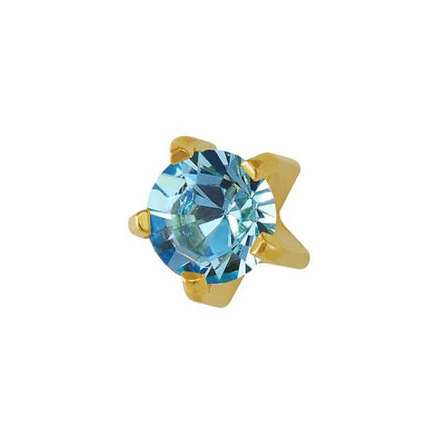 March Gold Clawset - Aquamarine FD2042C - Rossan Distributors