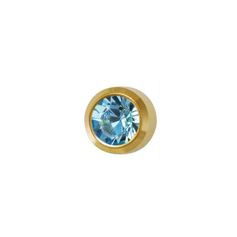 March Gold Bezel Mini - Aquamarine FD2042M - Rossan Distributors