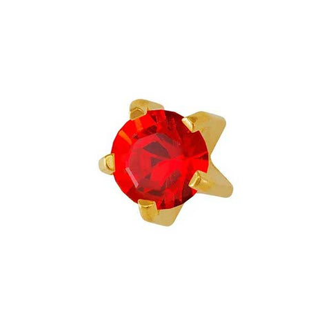 July Gold Clawset - Ruby FD2046C - Rossan Distributors