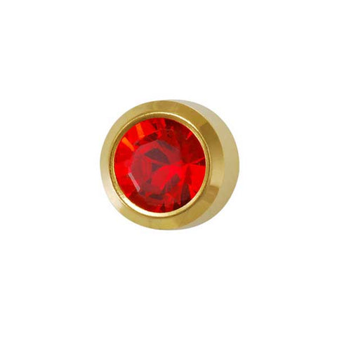 July Gold Bezel - Ruby FD2046 - Rossan Distributors