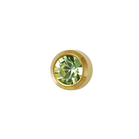 August Gold Bezel Mini - Peridot FD2047M - Rossan Distributors