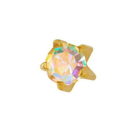 Rock Crystal Gold Clawset - FD2077C - Rossan Distributors