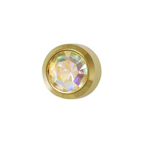 Rock Crystal Gold Bezel - FD2077 - Rossan Distributors