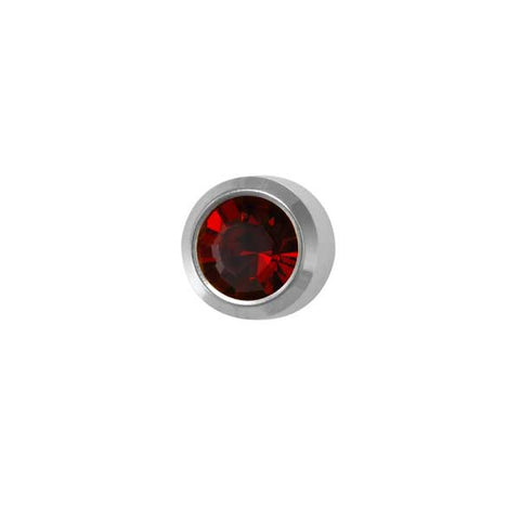 January Stainless Steel Bezel Mini - Garnet FD3040M - Rossan Distributors