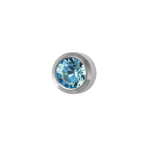 March Stainless Steel Bezel Mini - Aquamarine FD3042M - Rossan Distributors