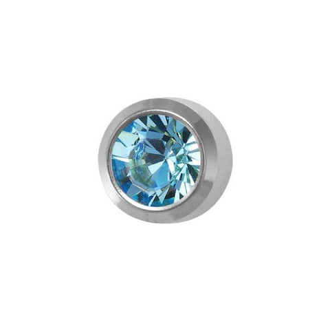 March Stainless Steel Bezel - Aquamarine FD3042 - Rossan Distributors