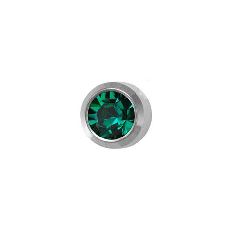 May Stainless Steel Bezel Mini - Emerald FD3044M - Rossan Distributors