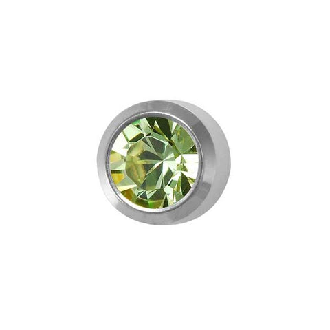 August Stainless Steel Bezel - Peridot FD3047 - Rossan Distributors