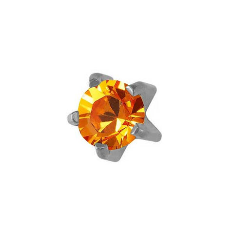 November Stainless Steel Clawset - Topaz FD3050C - Rossan Distributors