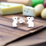 Jewelled Mouse Stud FE4472MOU2