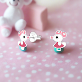 Jewelled Mouse Stud FE4472MOU