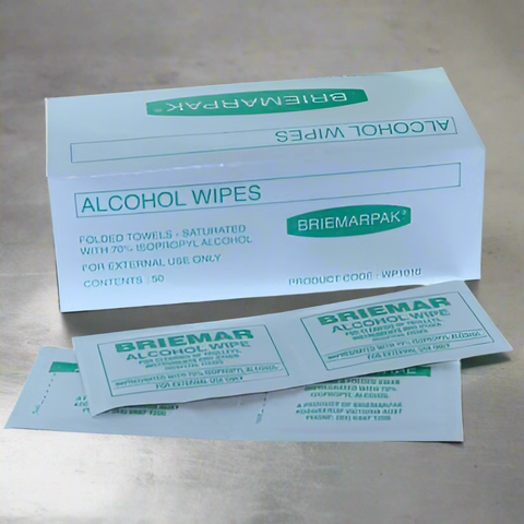 Alcohol Wipes 50/box RD40105 - Rossan Distributors