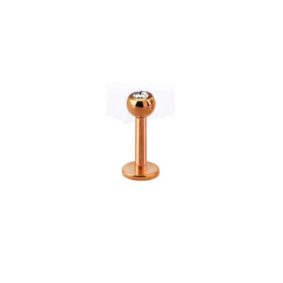 Labret Rose Gold Jewelled Micro 1.6mm BJ1060R