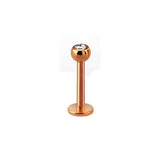 Labret Rose Gold Jewelled Micro 1.6mm BJ1060R