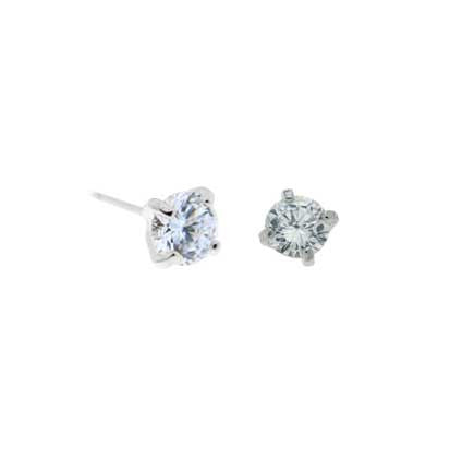 Cubic Zirconia 6mm Silver FE4122S - Rossan Distributors