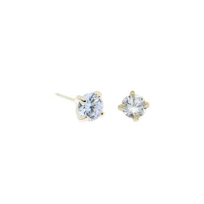 Cubic Zirconia 5mm Gold FE4123 - Rossan Distributors