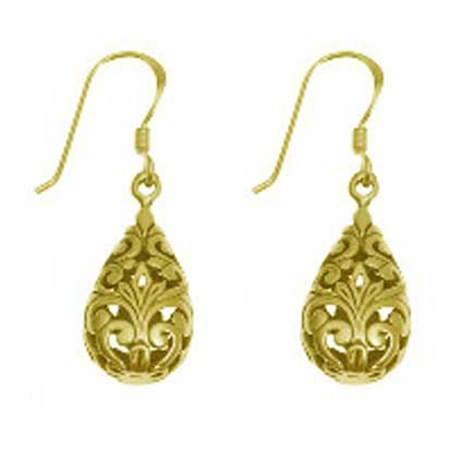 Filigree deals teardrop earrings