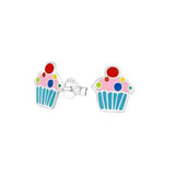 Cup Cake Stud Earrings FE4444B - Rossan Distributors