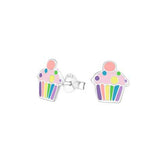 Cup Cake Stud Earrings FE4444RB