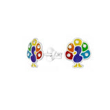 Jewelled Peacock Stud FE4472PEA