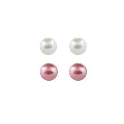Duo Pack Metallic Balls Light Rose FE4731LR - Rossan Distributors