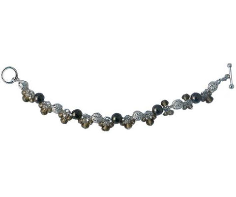 Magnetic Bracelet Black Beads MB1304 - Rossan Distributors