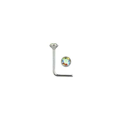 Bent Post Stainless Steel 0.8mm Jewelled NS1020 - Rossan Distributors