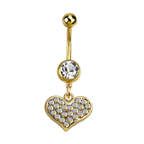 Belly Banana Hanging Heart BJ1326