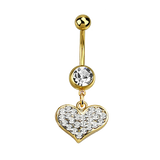 Belly Banana Hanging Heart BJ1326