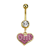 Belly Banana Hanging Heart BJ1326