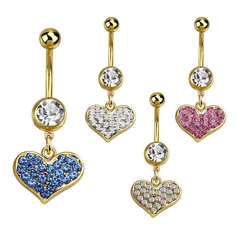 Belly Banana Hanging Heart BJ1326