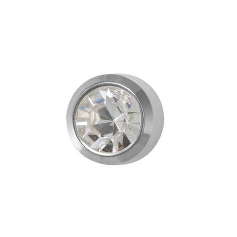April Stainless Steel Bezel - Clear Crystal FD3043 - Rossan Distributors