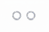 8mm Open Round CZ Silver FE4253s - Rossan Distributors