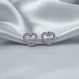 Open Heart CZ Silver FE4254S - Rossan Distributors