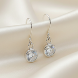 Hanging Round CZ Silver FE4256S - Rossan Distributors