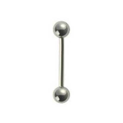 Barbell Stainless Steel 1.6mm BJ1006 - Rossan Distributors