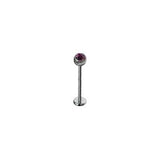 Labret Stainless Steel  Jewelled Micro 1.2mm BJ1060J - Rossan Distributors