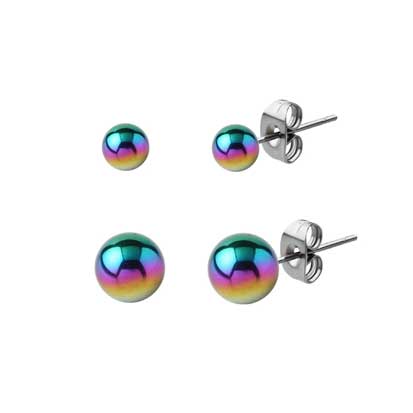 Duo Pack Metallic Balls Rainbow FE4730RB - Rossan Distributors