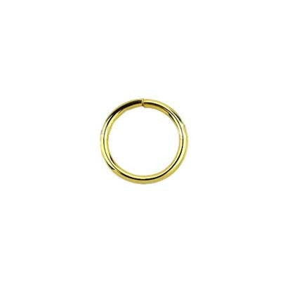 Nose Ring 18ct Gold Plated NS9001 10mm 18g - Rossan Distributors