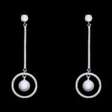 Drop with Cubic Zirconia and Shell Pearl PC2402 - Rossan Distributors