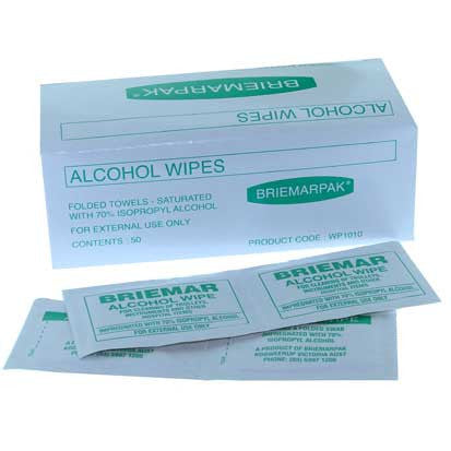Alcohol Wipes 50/box RD40105 - Rossan Distributors